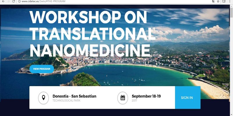 2nd Workshop on Translational Nanomedicine